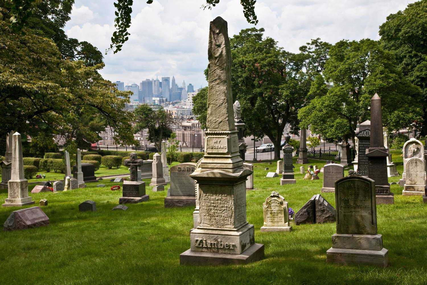 Cementerio de GreenWood , Nueva York Entre piedras y cipreses