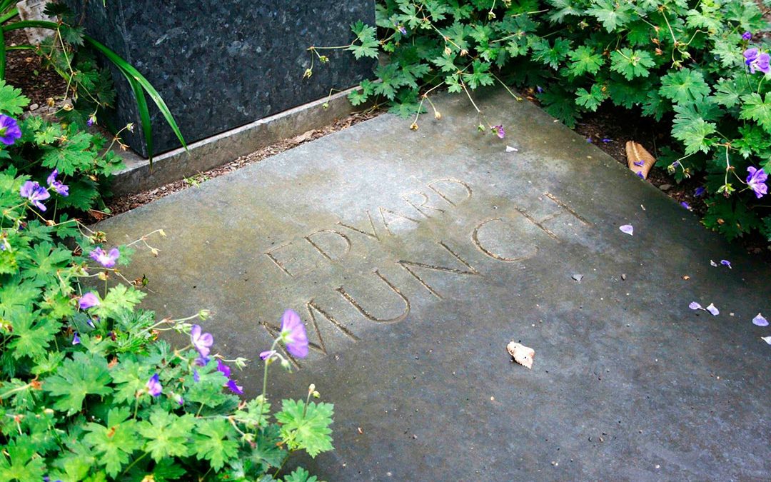 ¿Dónde está enterrado Edvard Munch?