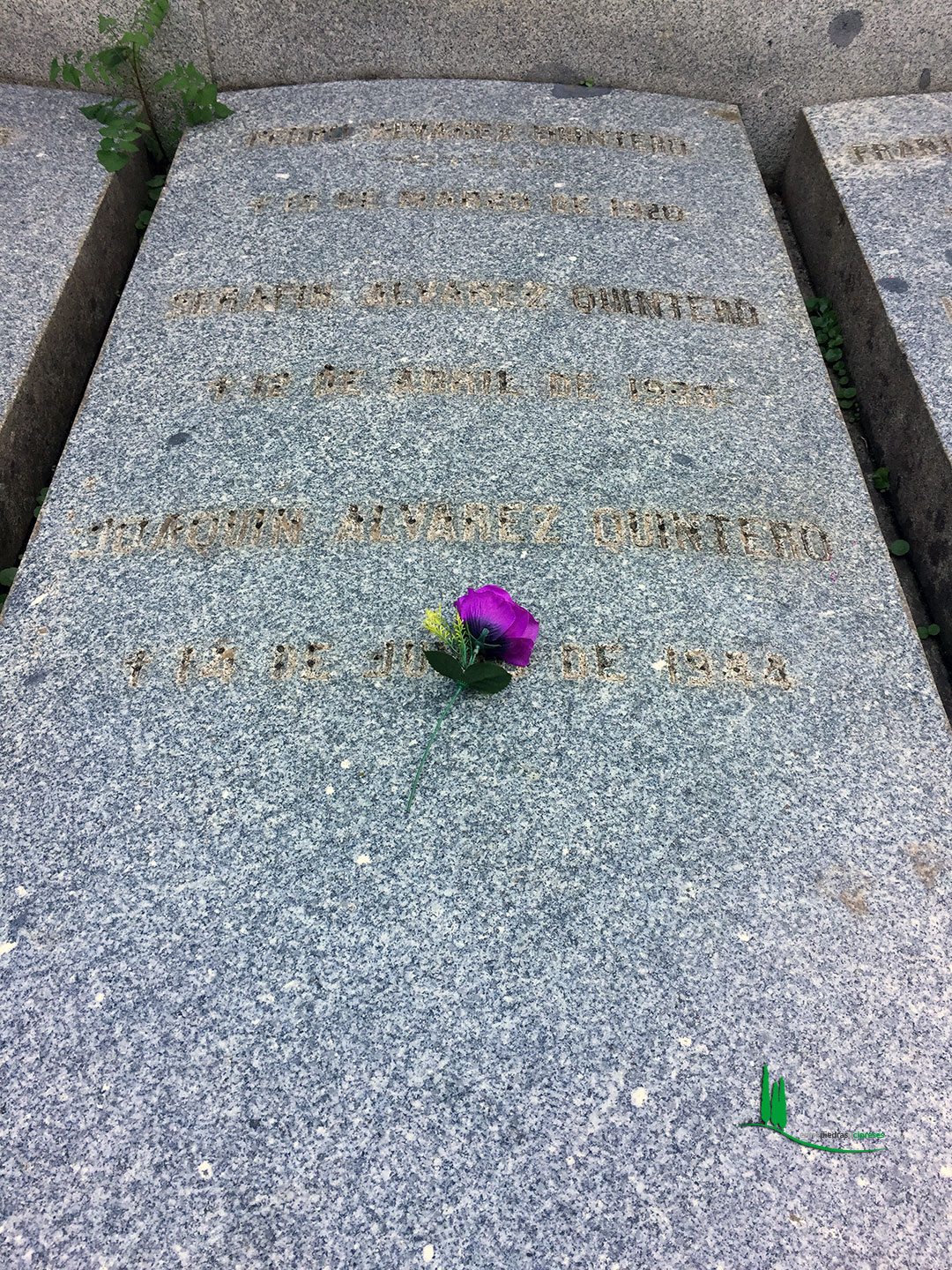 Tumbas de escritores de teatro españoles Entre piedras y cipreses