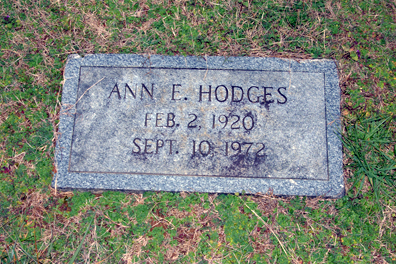 Necrológicas curiosas: Ann Hodges