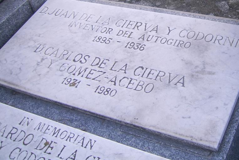 Tumbas de inventores famosos Entre piedras y cipreses